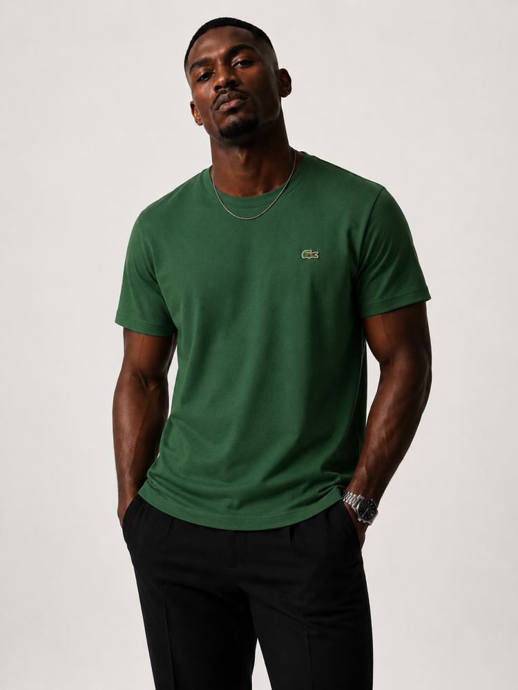 Lacoste Classic Basic T-Shirt Yeşil (RegularFit)