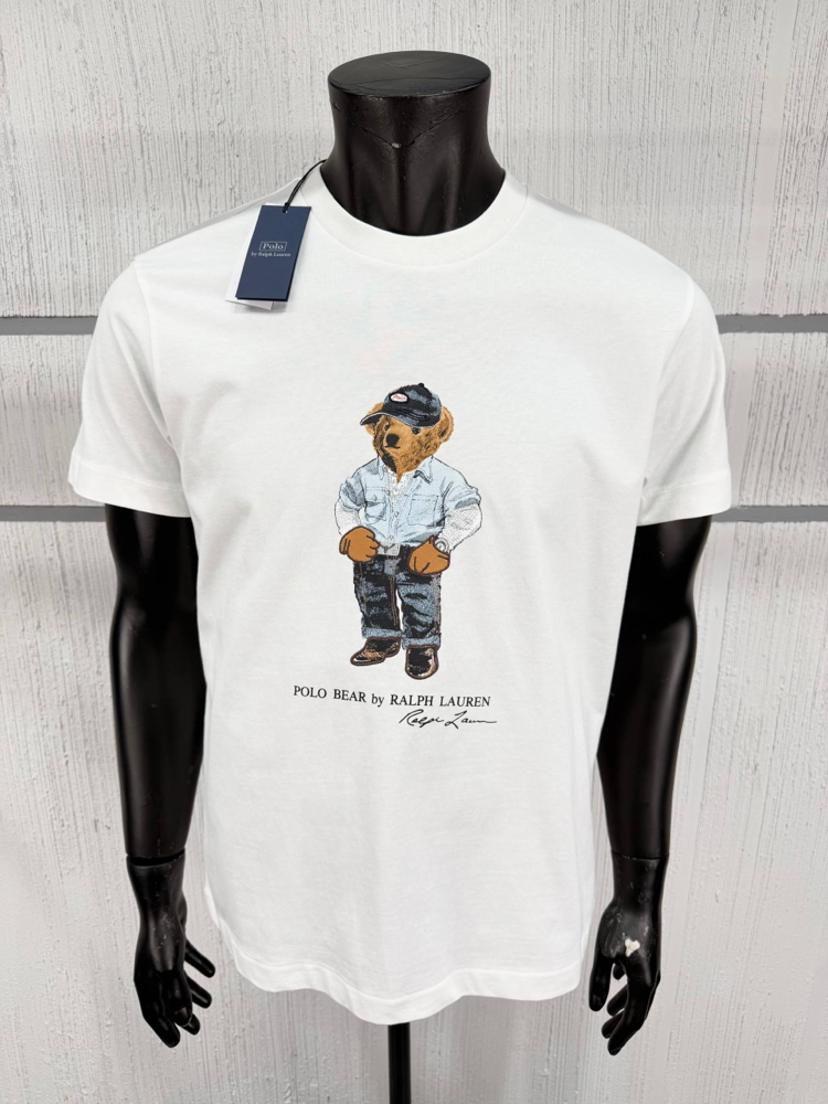 Polo Ralph. Bear T-Shirt Beyaz