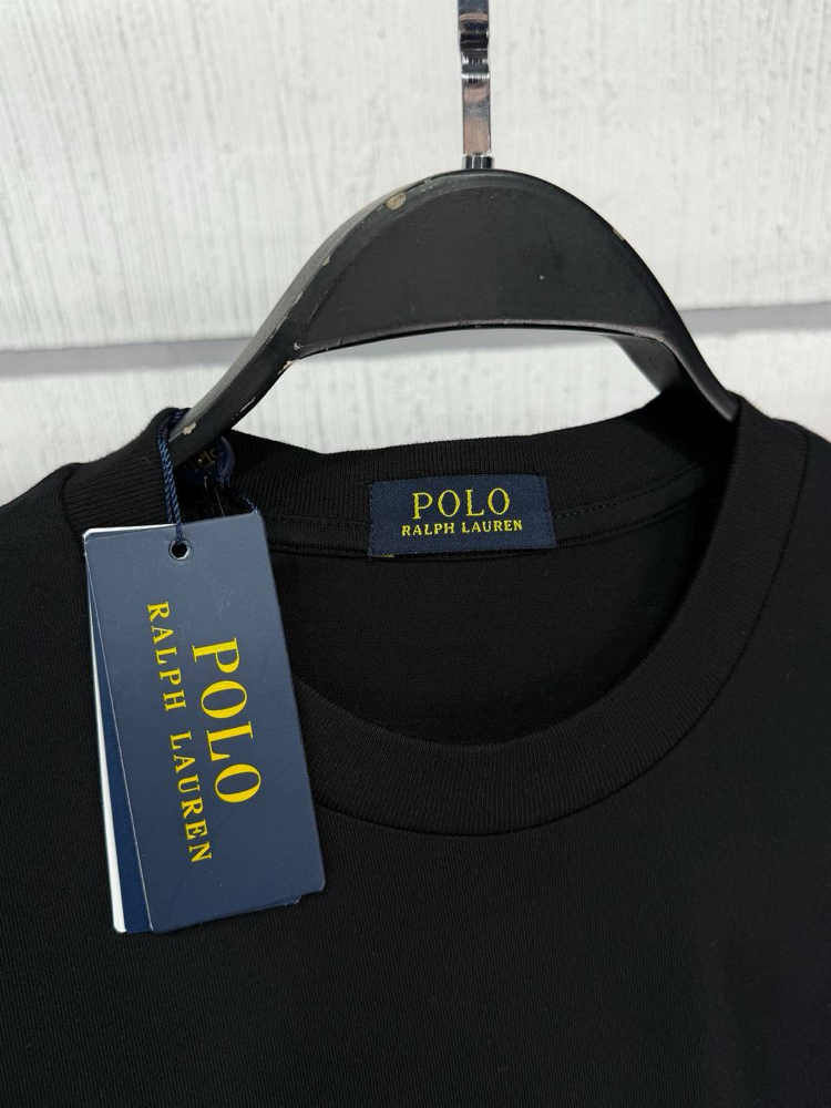 Polo Ralph. Baskılı T-Shirt Siyah