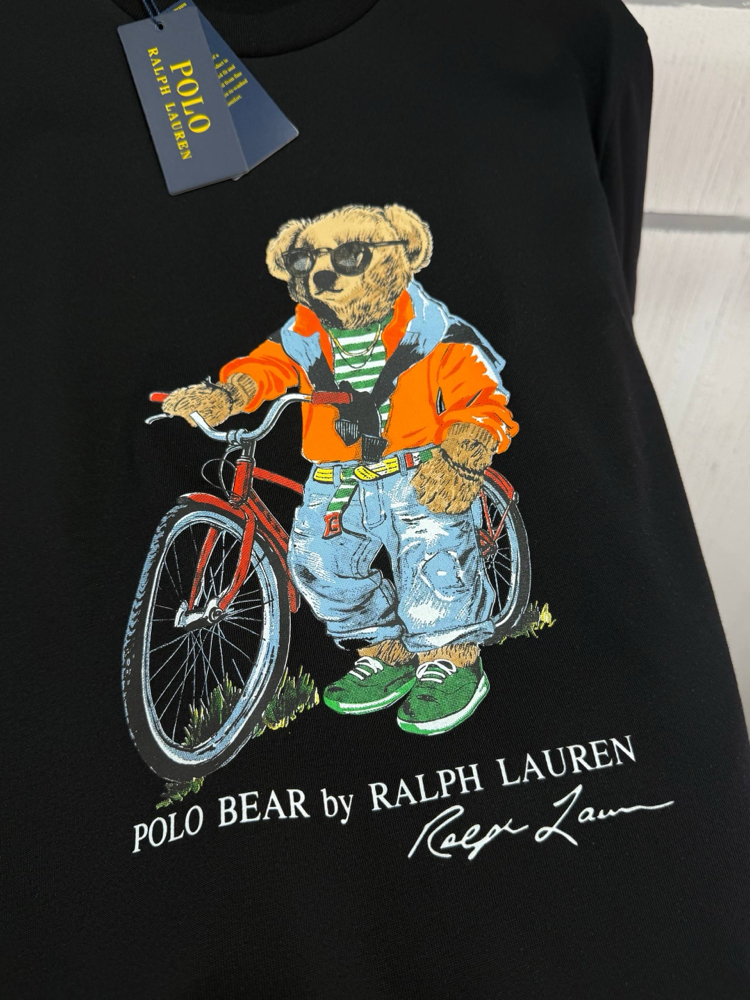 Polo Ralph. Bear T-Shirt Siyah