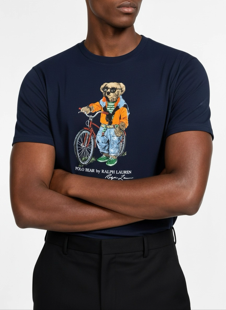 Ralph Lauren İthal Orjinal Bear T-Shirt Lacivert