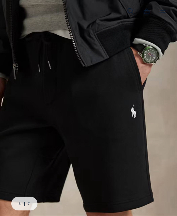 Polo Ralph. Orj Şort Siyah