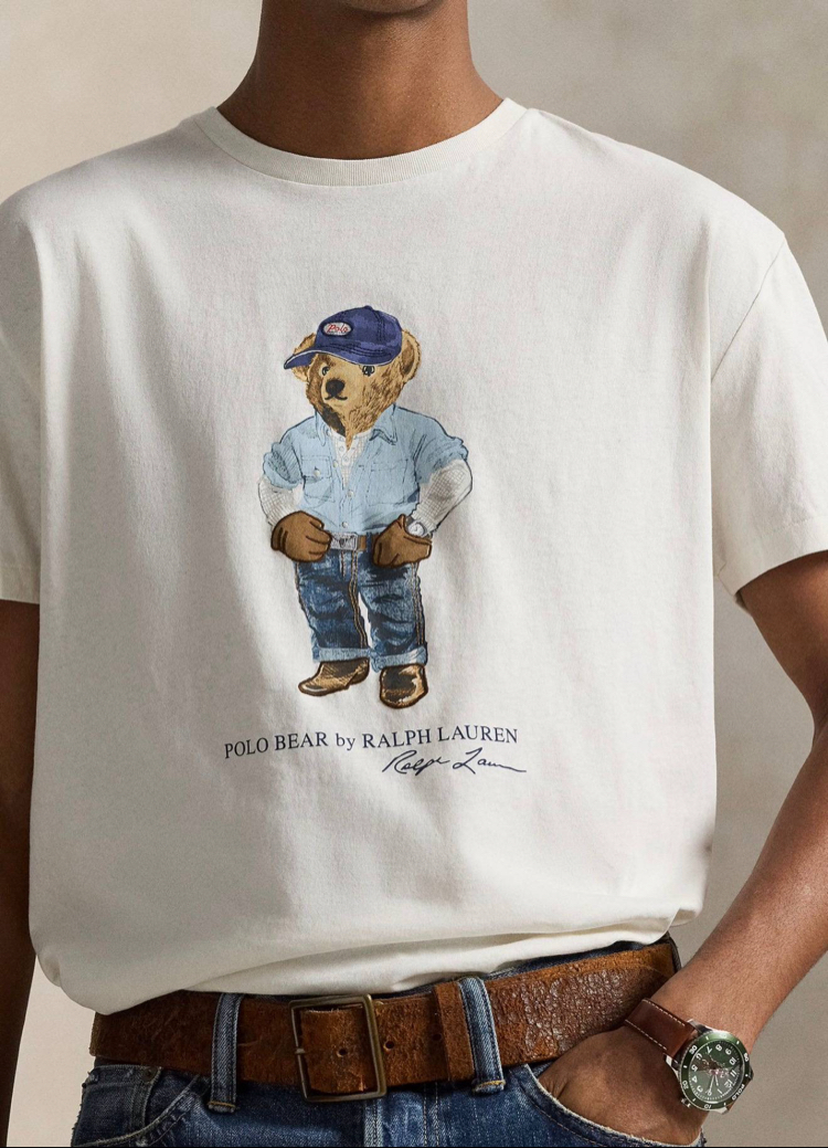 Polo Ralph. Bear T-Shirt Beyaz