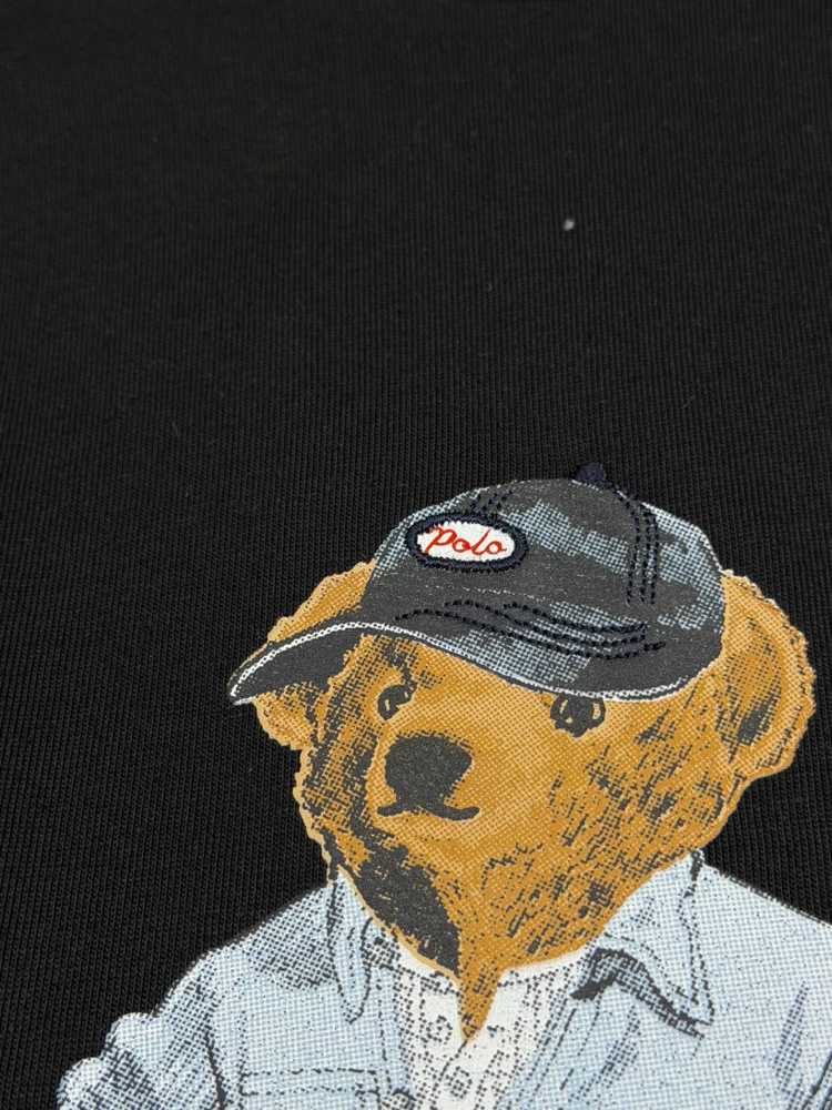 Polo Ralph. Bear T-Shirt Siyah