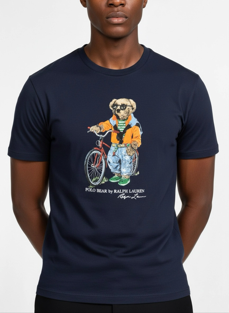 Ralph Lauren İthal Orjinal Bear T-Shirt Lacivert