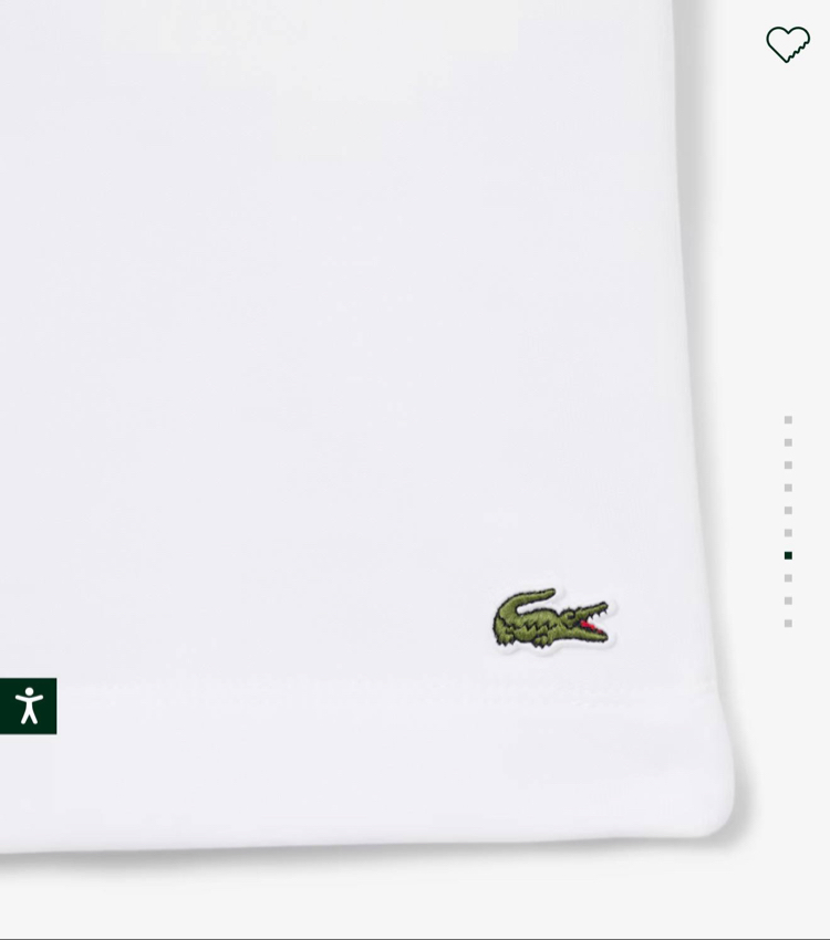 Lacoste Orj Şort Beyaz