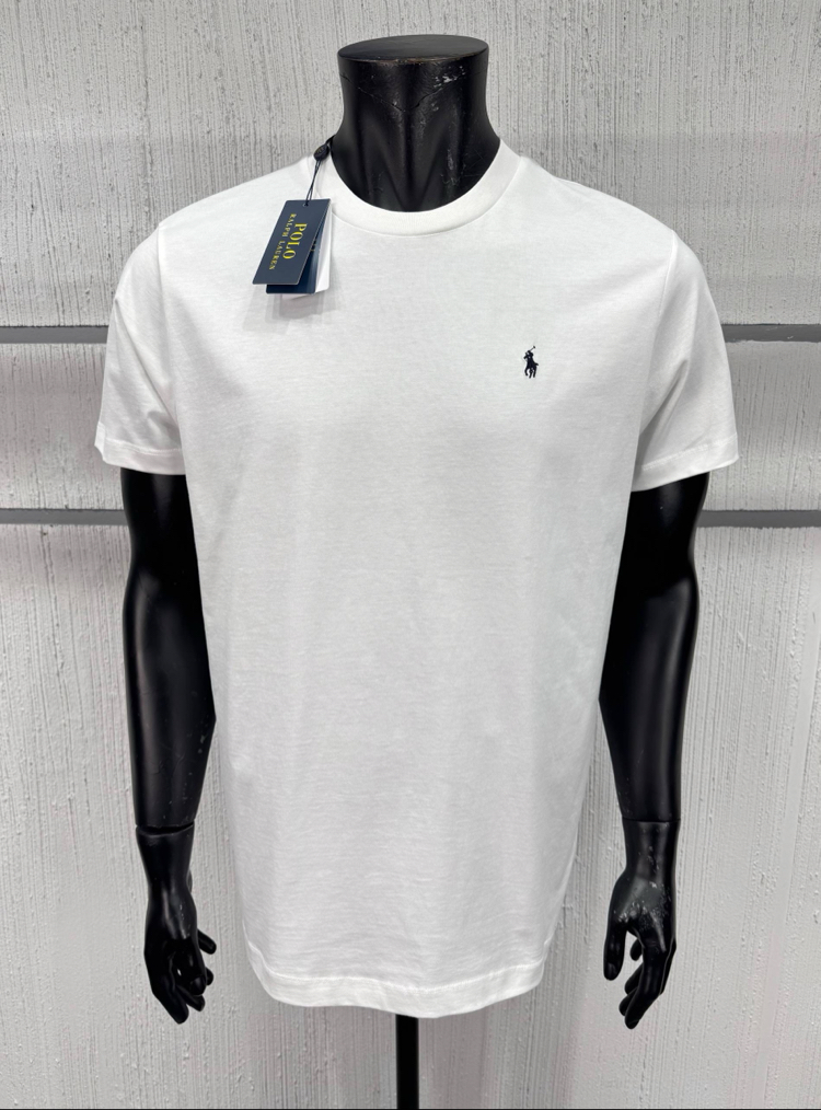 Polo Ralph. Classic Basic T-Shirt Beyaz (RegularFit)