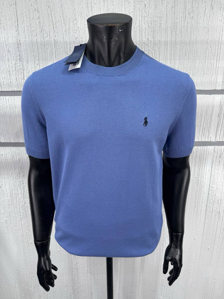 Polo Ralph. Classic %100 Pamuk Triko Mavi