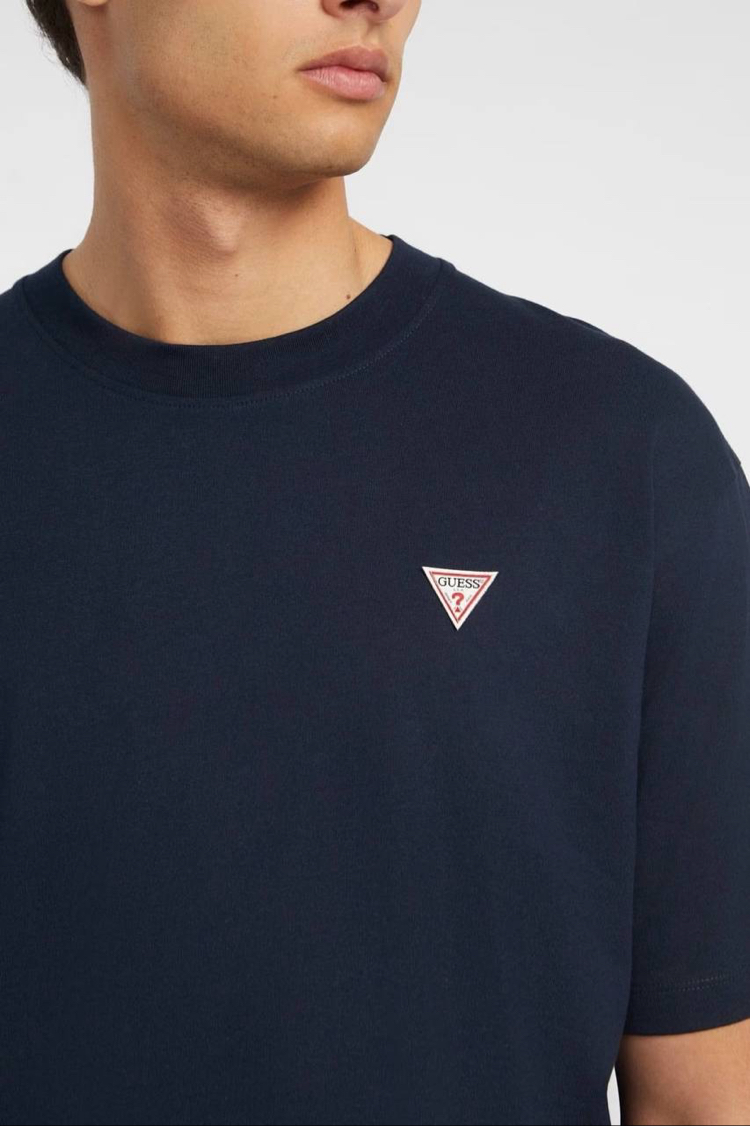Guess Basic T-Shirt Lacivert