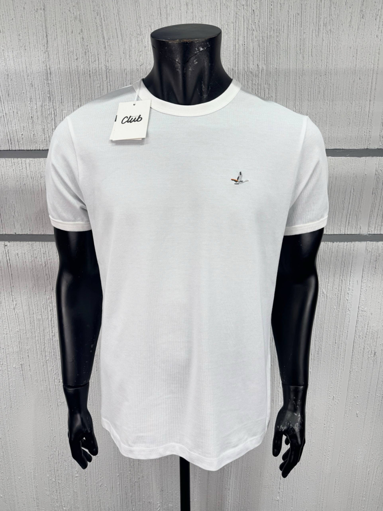 Beymen Club Yaka Detay Basic T-Shirt Beyaz (RegularFit)