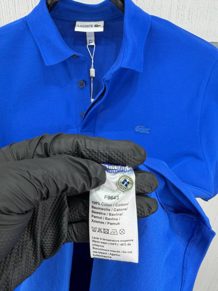 Lacoste Paris Orj. Polo Yaka Saks Mavi (Regular Fit)
