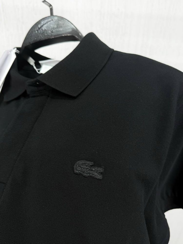 Lacoste Paris Orj. Polo Yaka Siyah (Regular Fit)