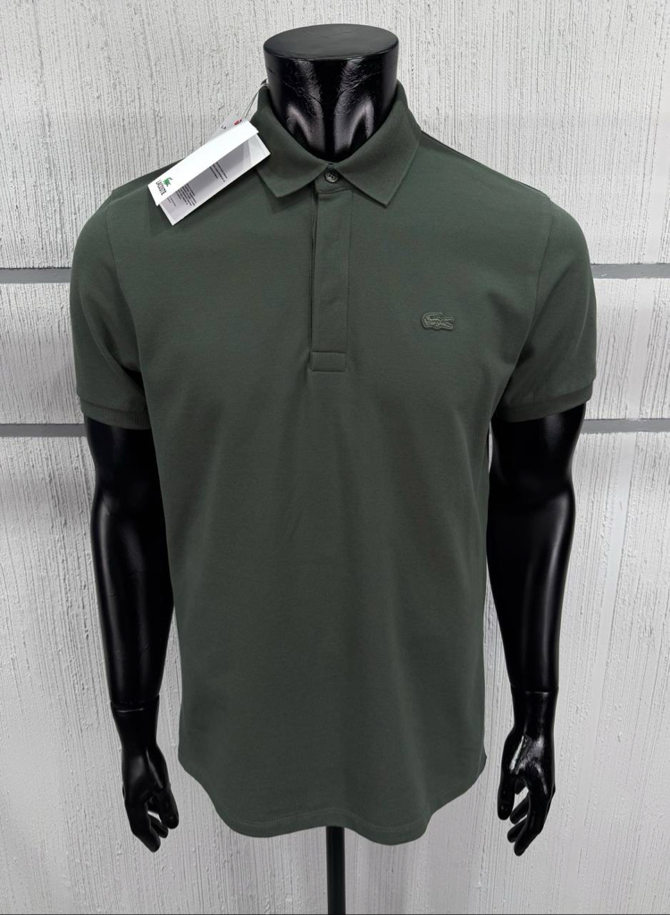 Lacoste Paris Orj. Polo Yaka Haki (Regular Fit)