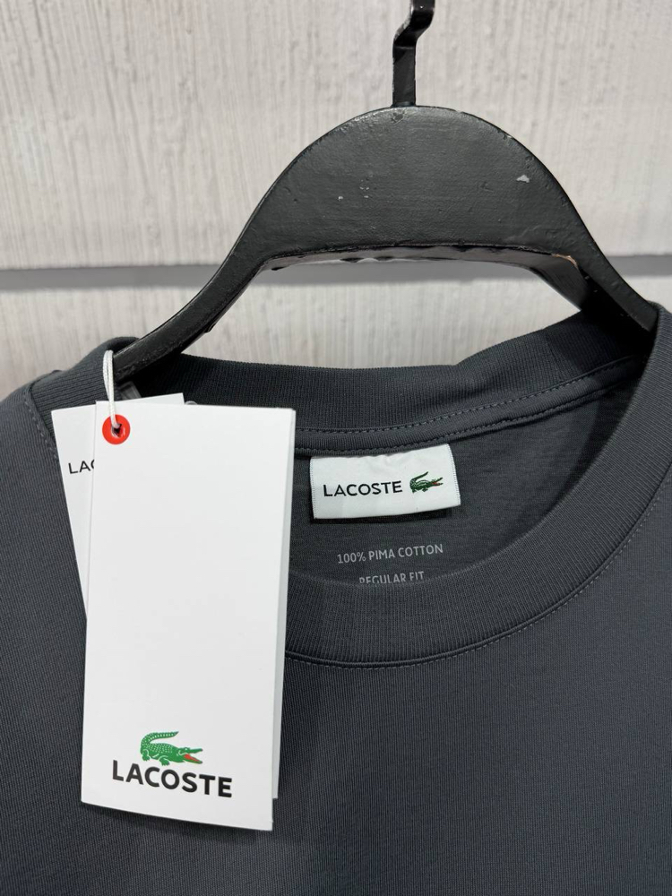 Lacoste Classic Basic T-Shirt Antrasit (RegularFit)