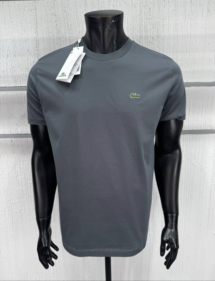 Lacoste Classic Basic T-Shirt Antrasit (RegularFit)