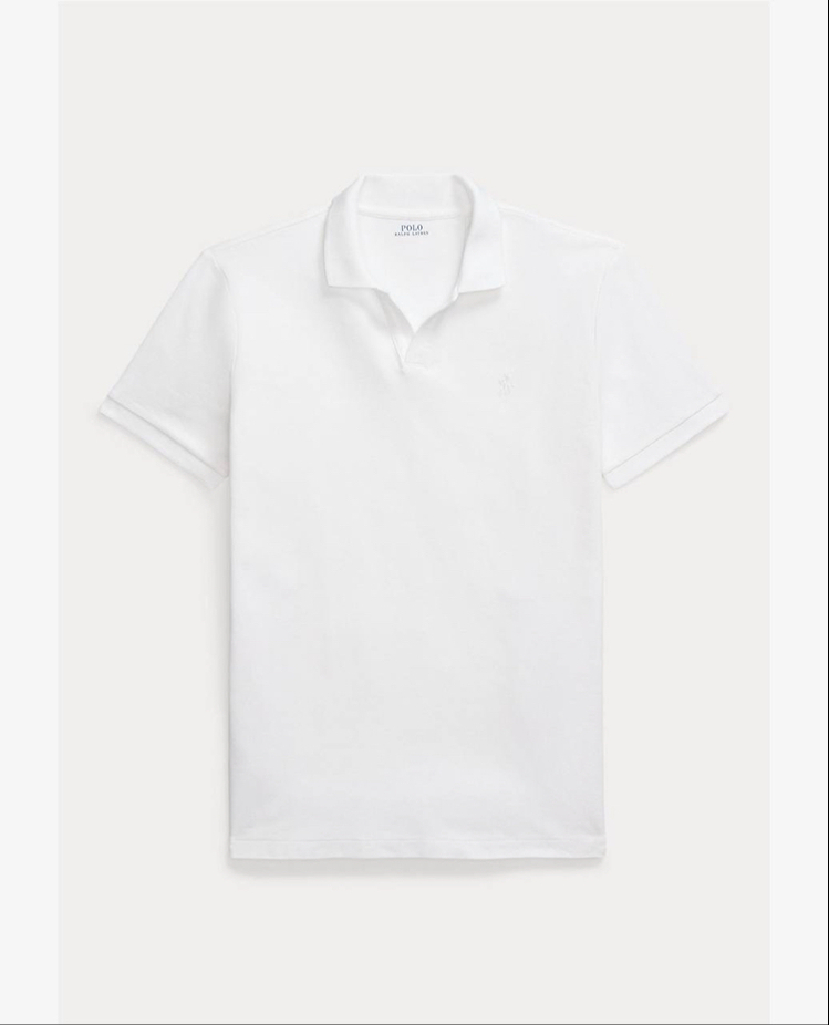 Polo Ralph. V Polo Yaka Beyaz