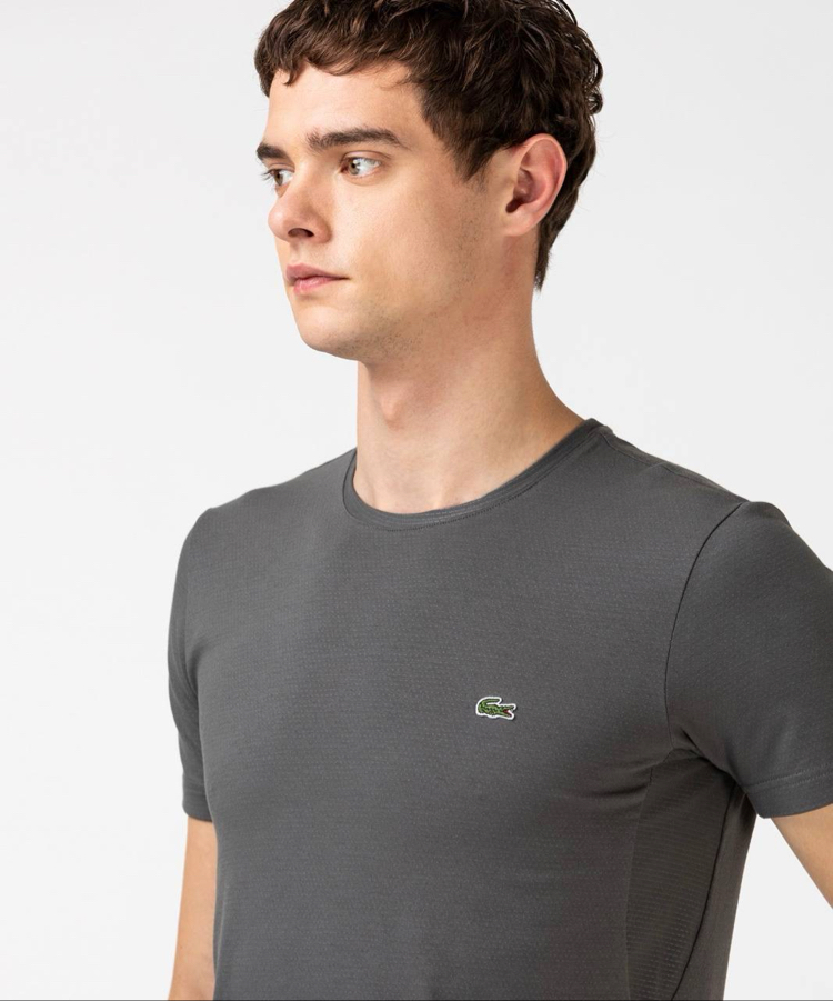Lacoste Classic Basic T-Shirt Antrasit (RegularFit)