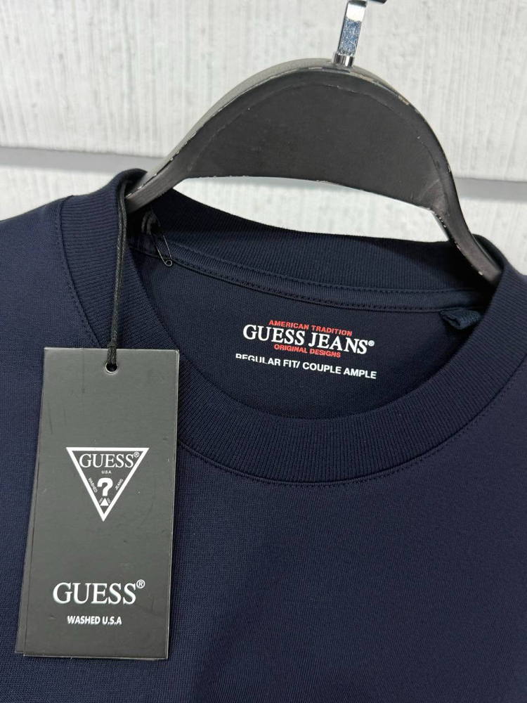 Guess Basic T-Shirt Lacivert
