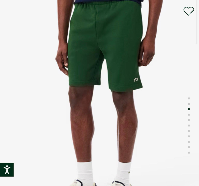 Lacoste Orj Şort Yeşil