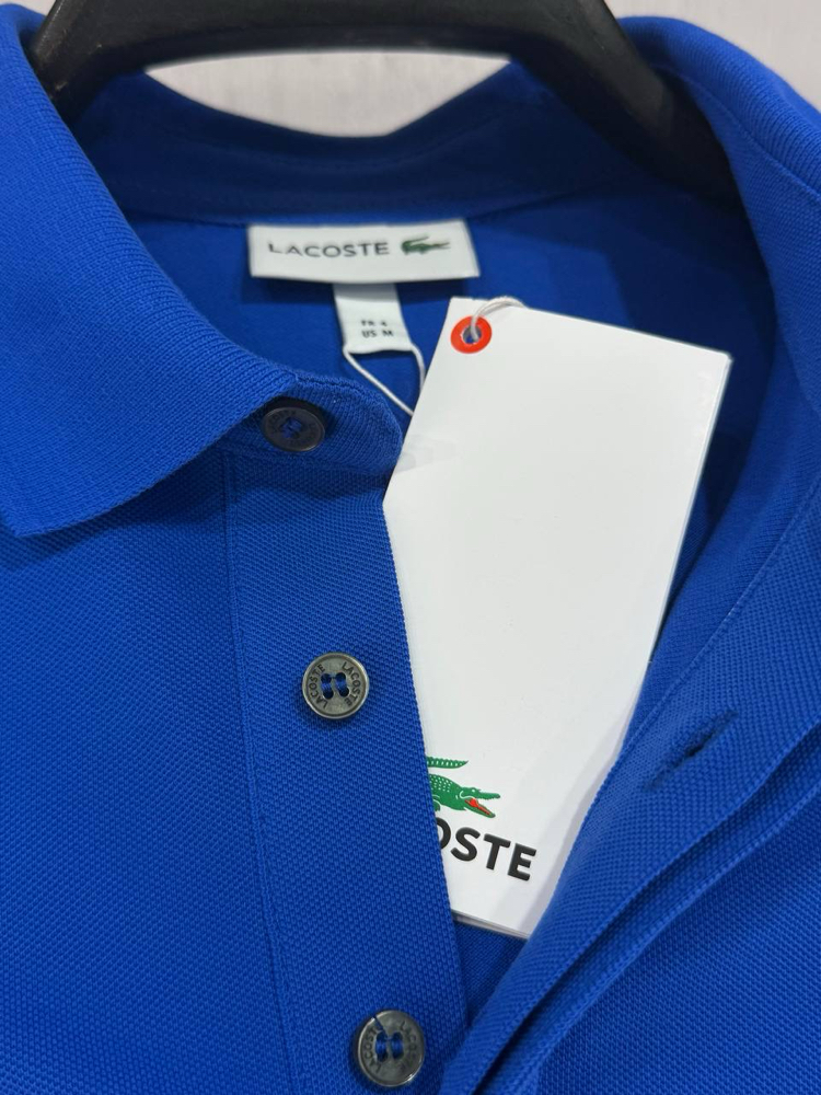 Lacoste Paris Orj. Polo Yaka Saks Mavi (Regular Fit)