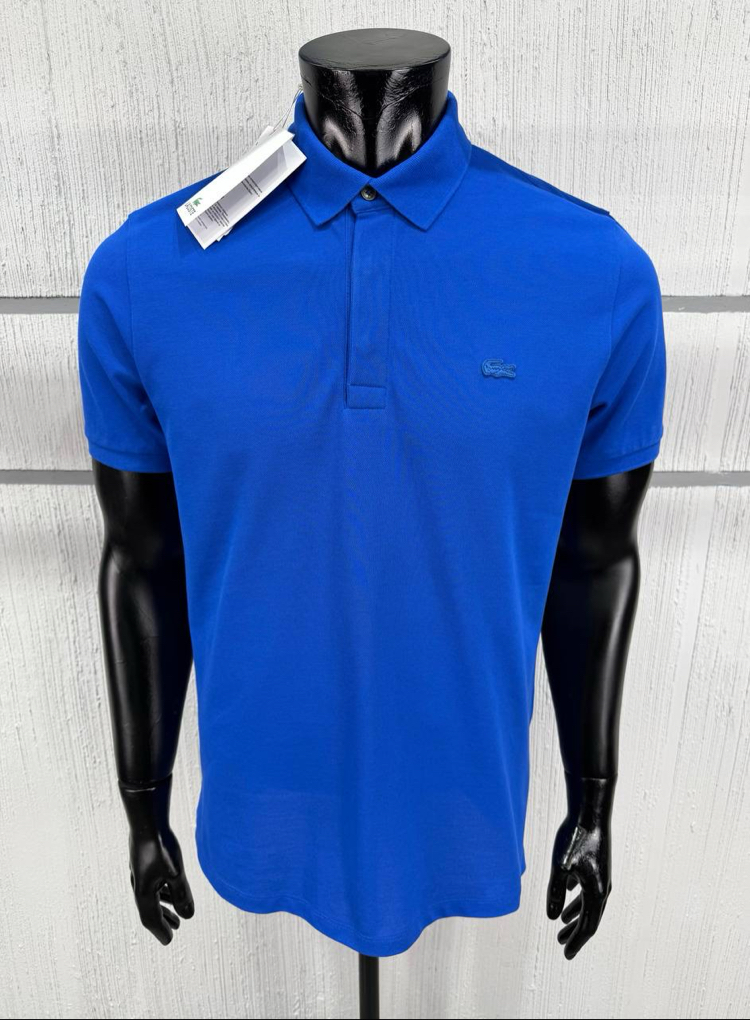 Lacoste Paris Orj. Polo Yaka Saks Mavi (Regular Fit)