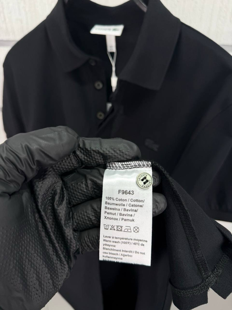 Lacoste Paris Orj. Polo Yaka Siyah (Regular Fit)