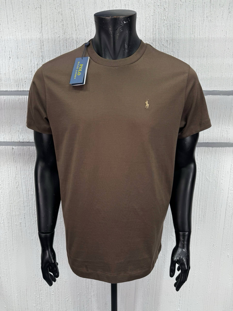 Polo Ralph. Classic Basic T-Shirt Kahverengi (RegularFit)