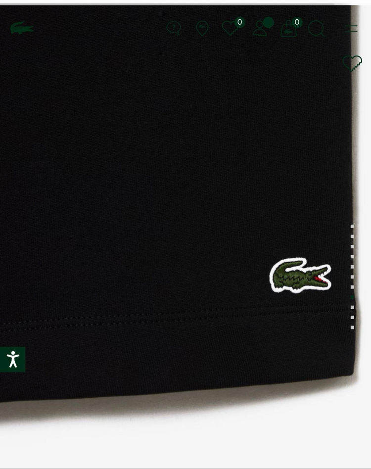 Lacoste Orj Şort Siyah