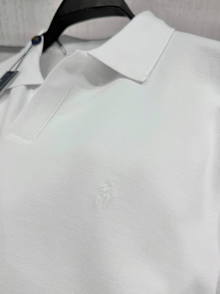 Polo Ralph. V Polo Yaka Beyaz