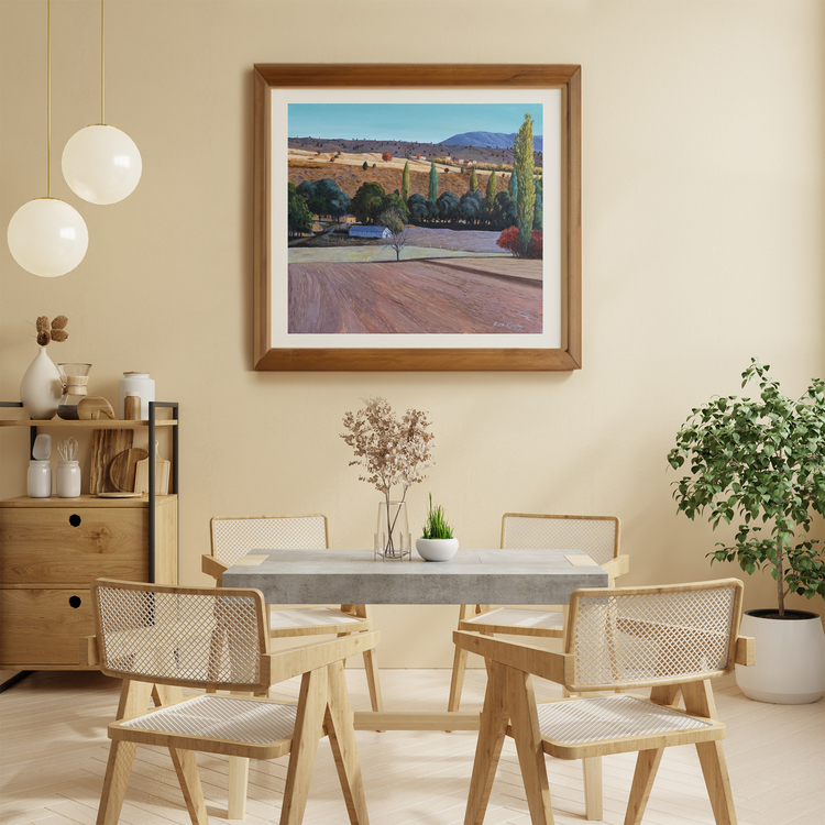 Original, acrylic painting on canvas signed by Rıza Karataş