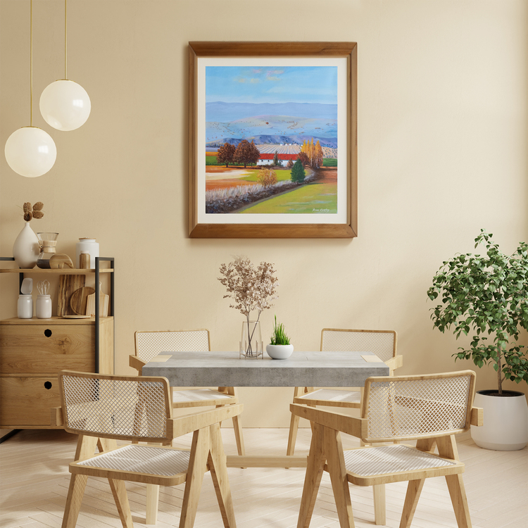 Original, acrylic painting on canvas signed by Rıza Karataş
