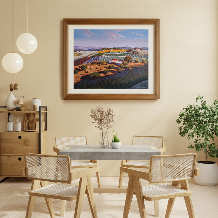 Original, acrylic painting on canvas signed by Rıza Karataş
