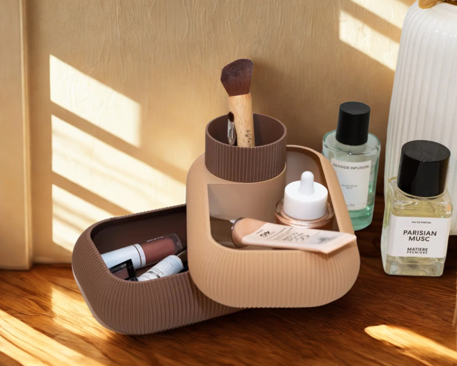 3D Baskı Modern Makyaj & Aksesuar Organizer (MAKYAJ KUTUSU)