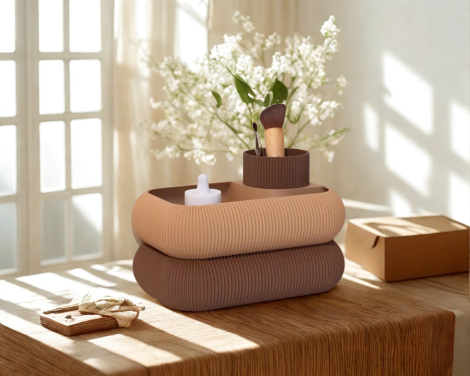 3D Baskı Modern Makyaj & Aksesuar Organizer (MAKYAJ KUTUSU)