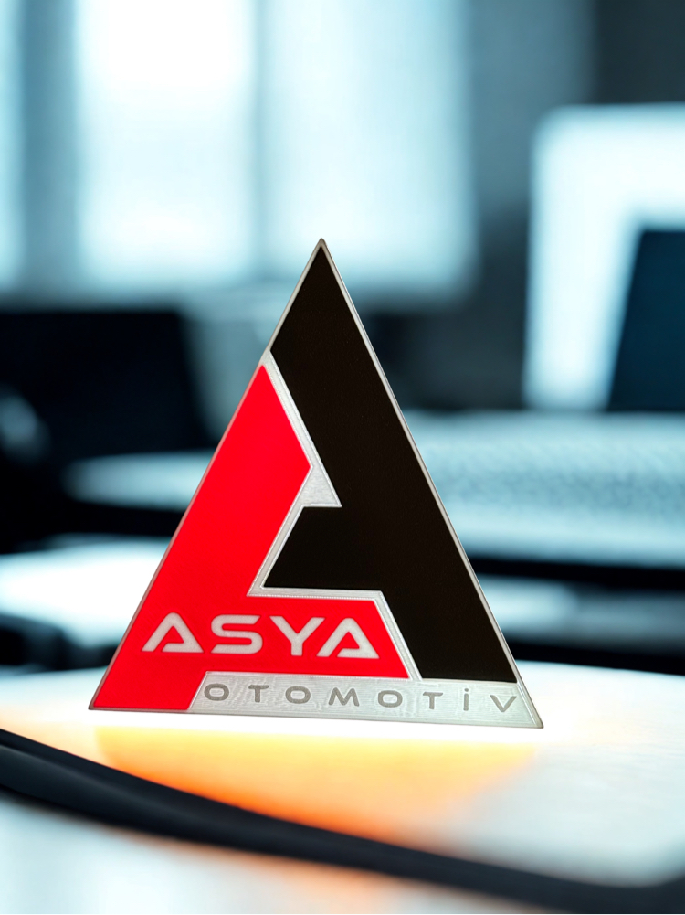 3D Baskı Firma Logosu – Masaüstü Kurumsal Dekor | Özel Tasarım & Kişiye Özel Üretim