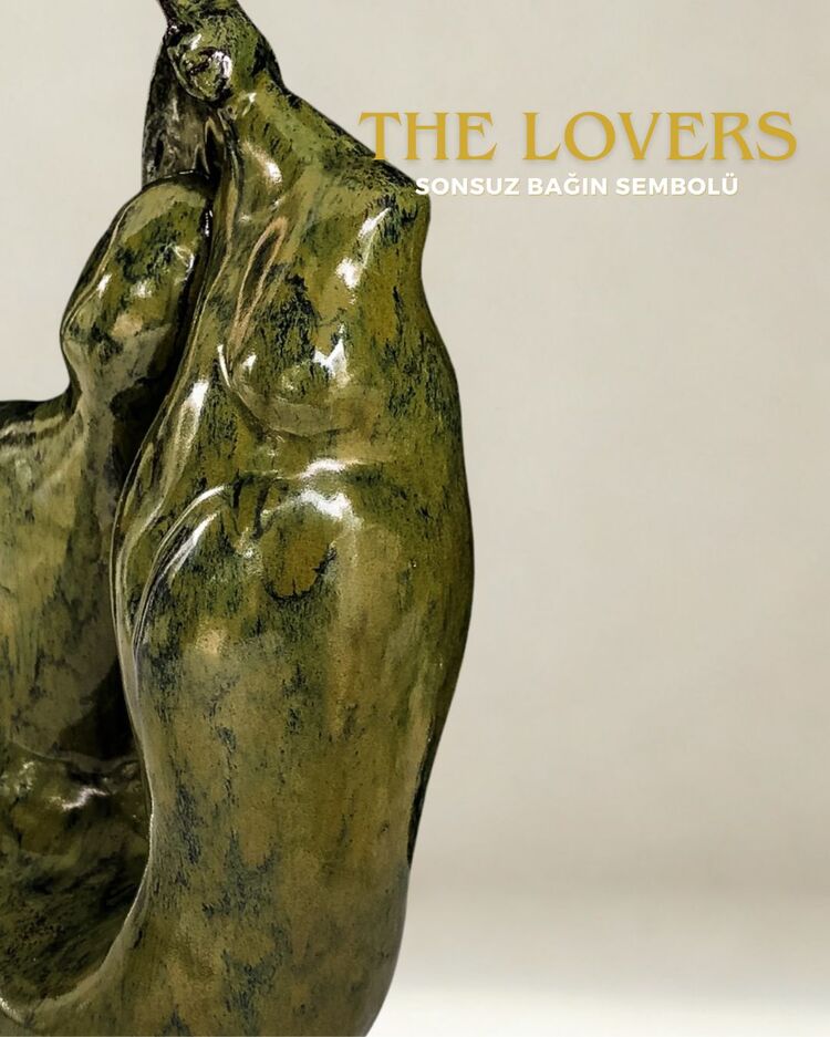 The Lovers Seramik Heykel