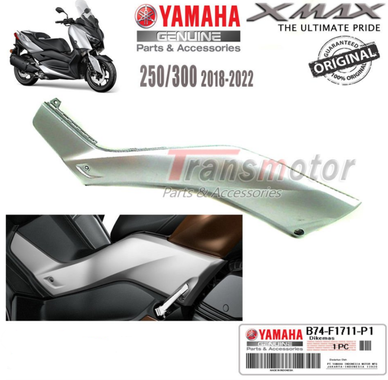 Orijinal Xmax 250/300 2018-2022 Depo Sol Yan Grenaj Silver Gümüş Gri