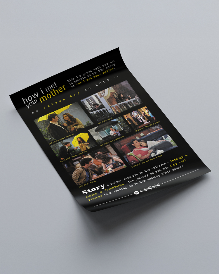 How I Met Your Mother (Ted-Tracy) Anılar Posteri