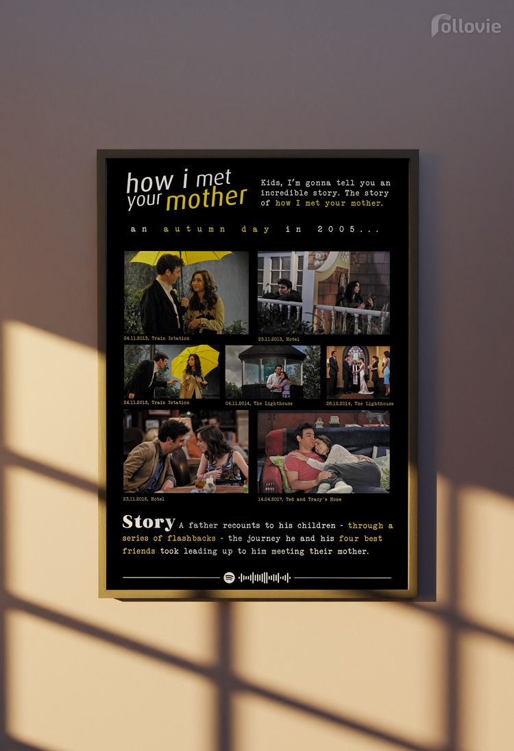 How I Met Your Mother (Ted-Tracy) Anılar Posteri