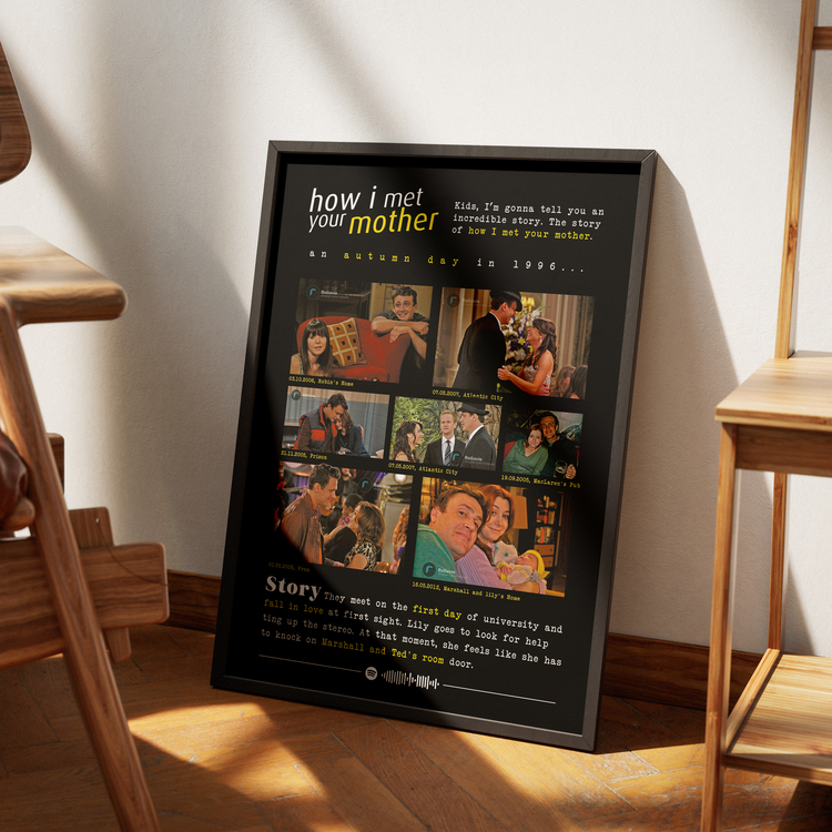 How I Met Your Mother (Lily-Marshall) Anılar Posteri