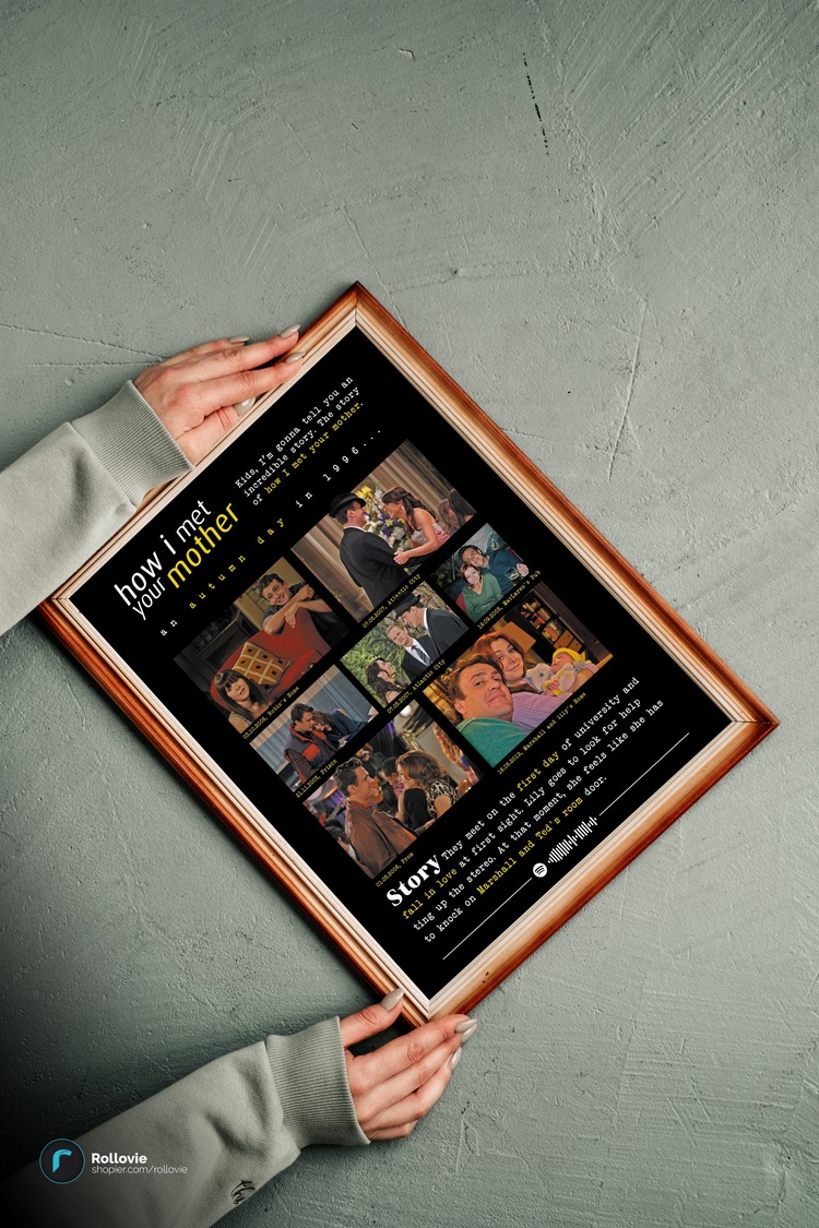 How I Met Your Mother (Lily-Marshall) Anılar Posteri
