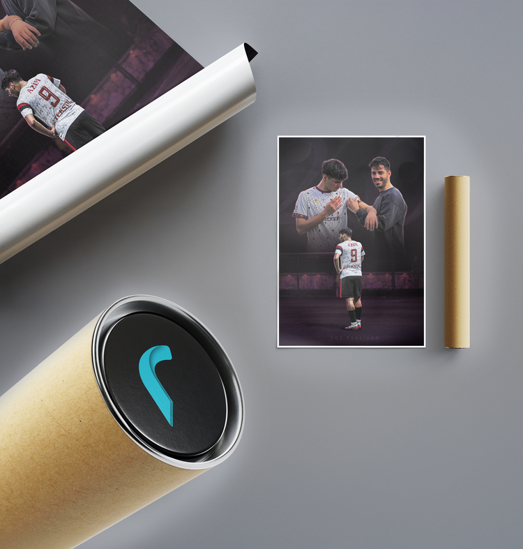 Kişiye Özel Tasarlanan Futbolcu Posteri | Detaylı Konsept 