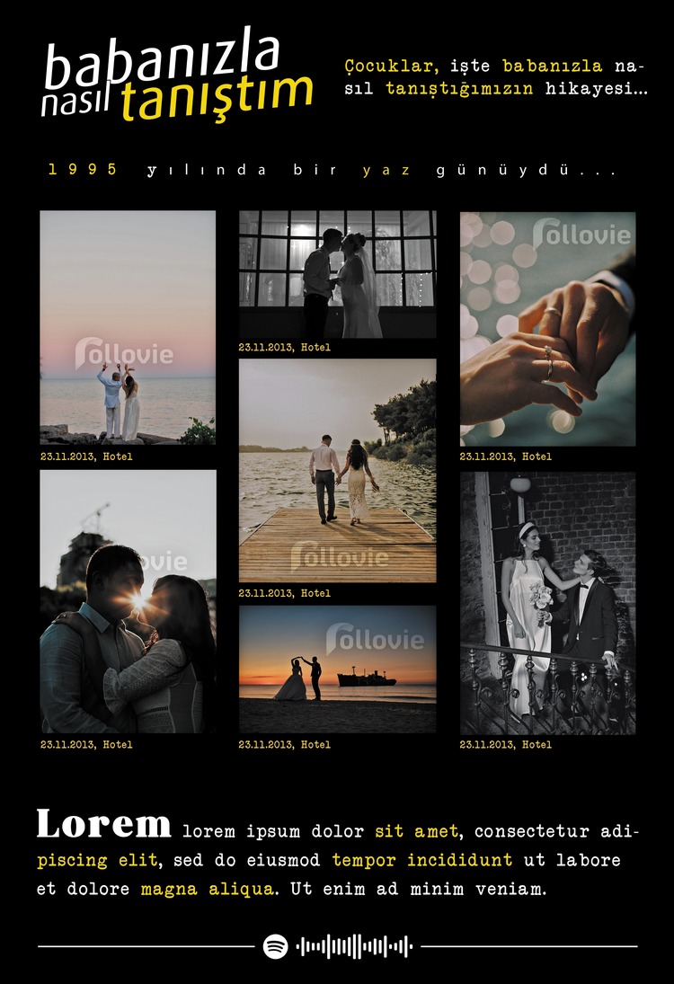 Kişiye Özel How I Met Your Mother (Aunt - Father) Konseptli Anı Posteri