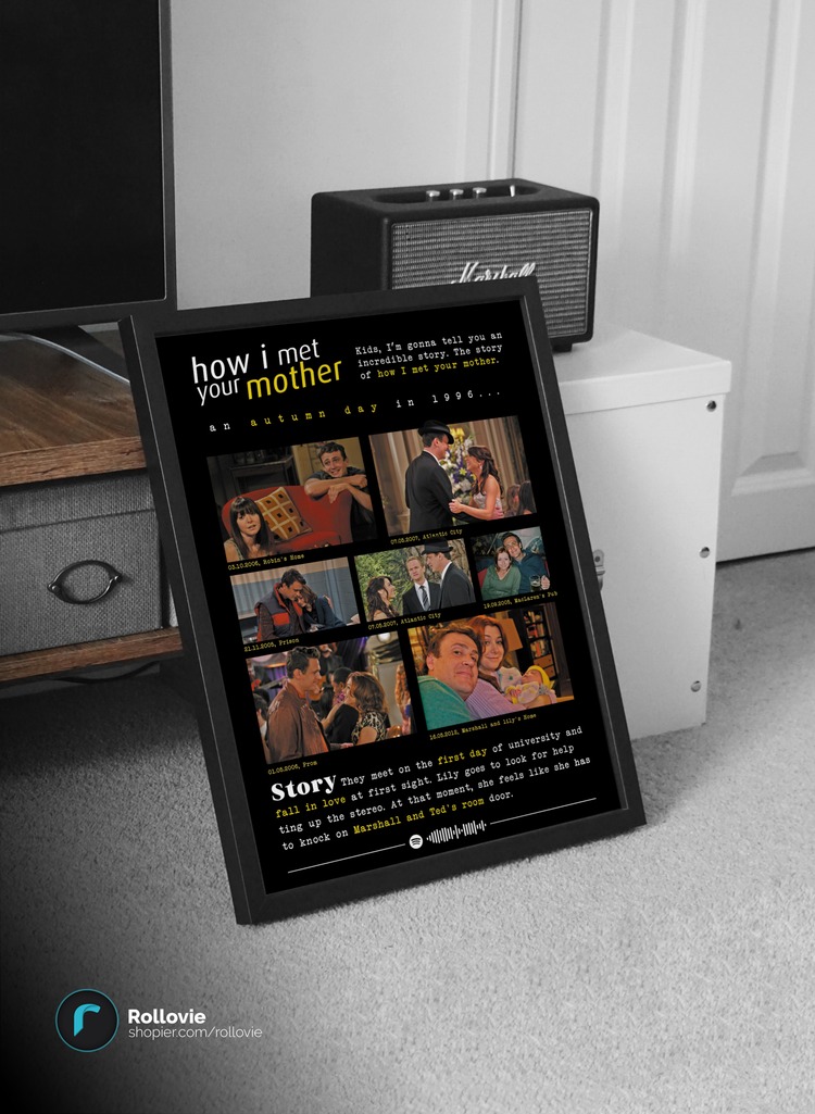 How I Met Your Mother (Lily-Marshall) Anılar Posteri