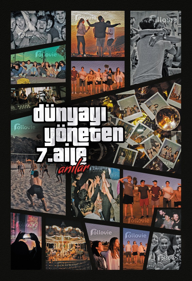 GTA Konseptli (Arkadaş Grubu - Aile Grubu - Sınıf Grubu) Anı Posteri