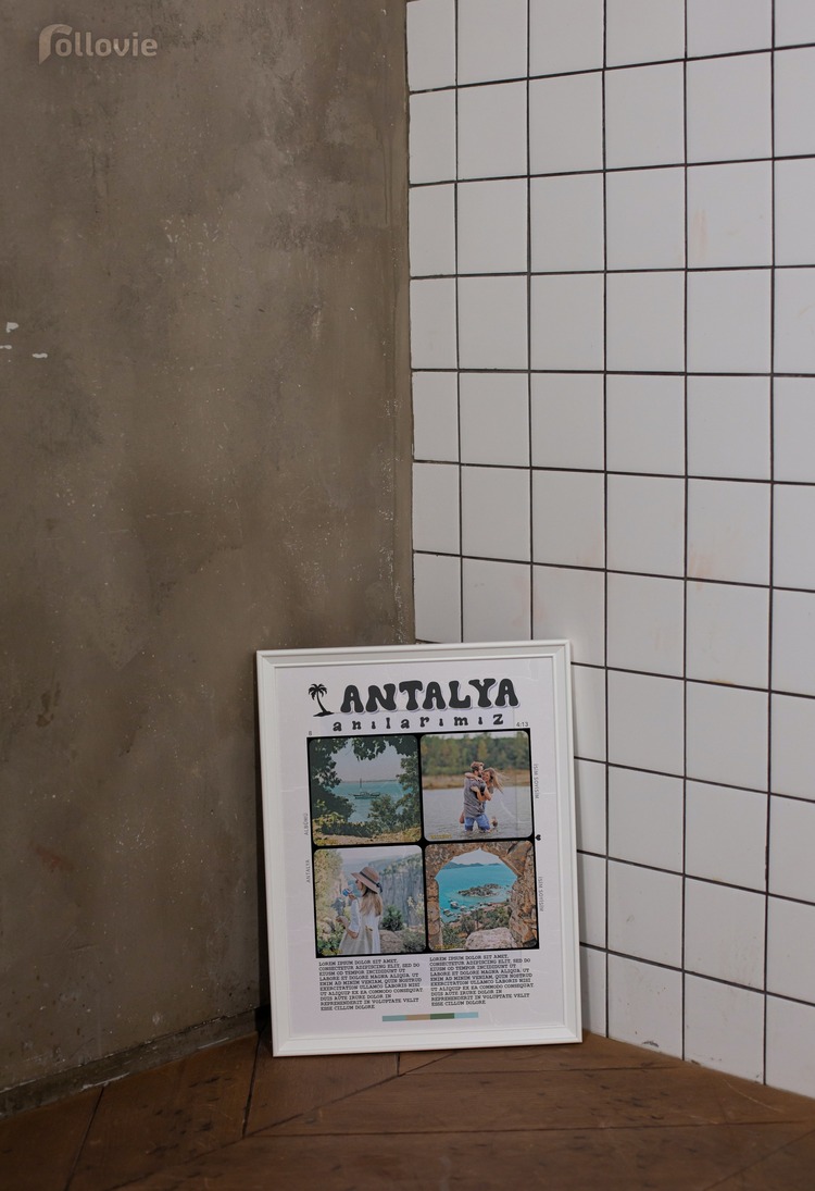 Şehir Gezisi - Tatil Anı Posteri