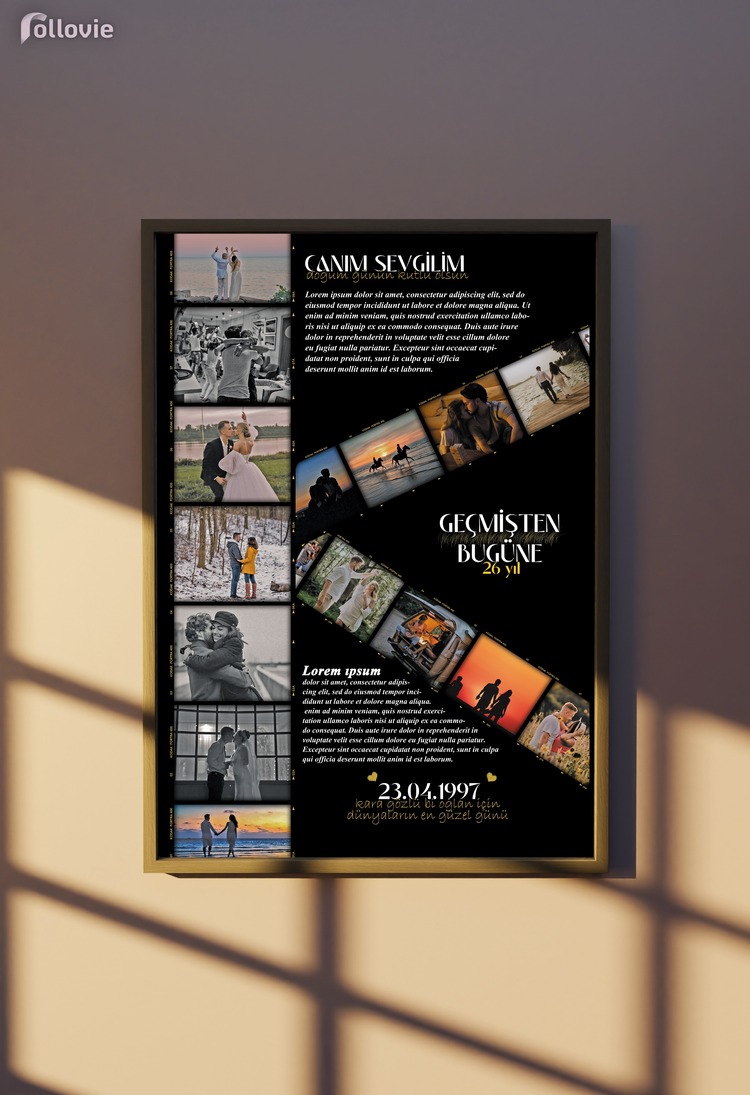 Doğum Günü - Kutlama Posteri (Hediyelik)