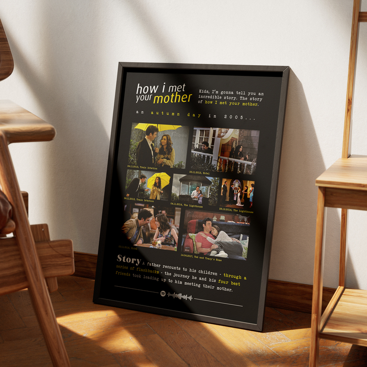 How I Met Your Mother (Ted-Tracy) Anılar Posteri