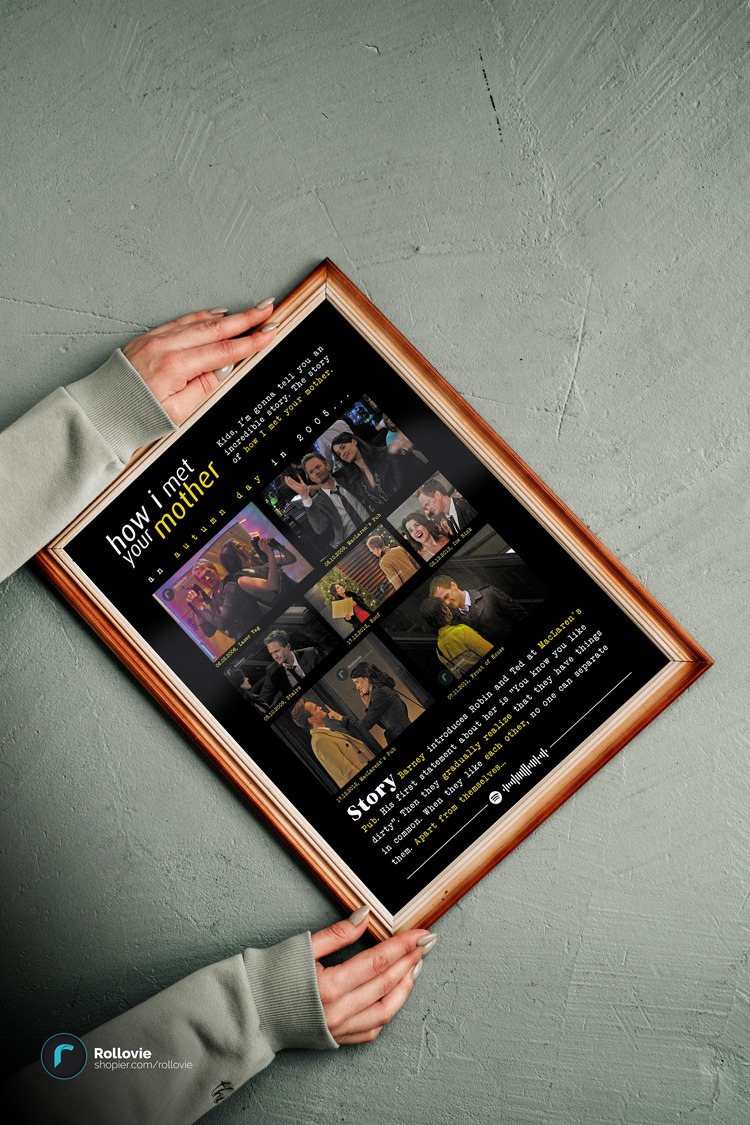 How I Met Your Mother ( Barney - Robin ) Anılar Posteri