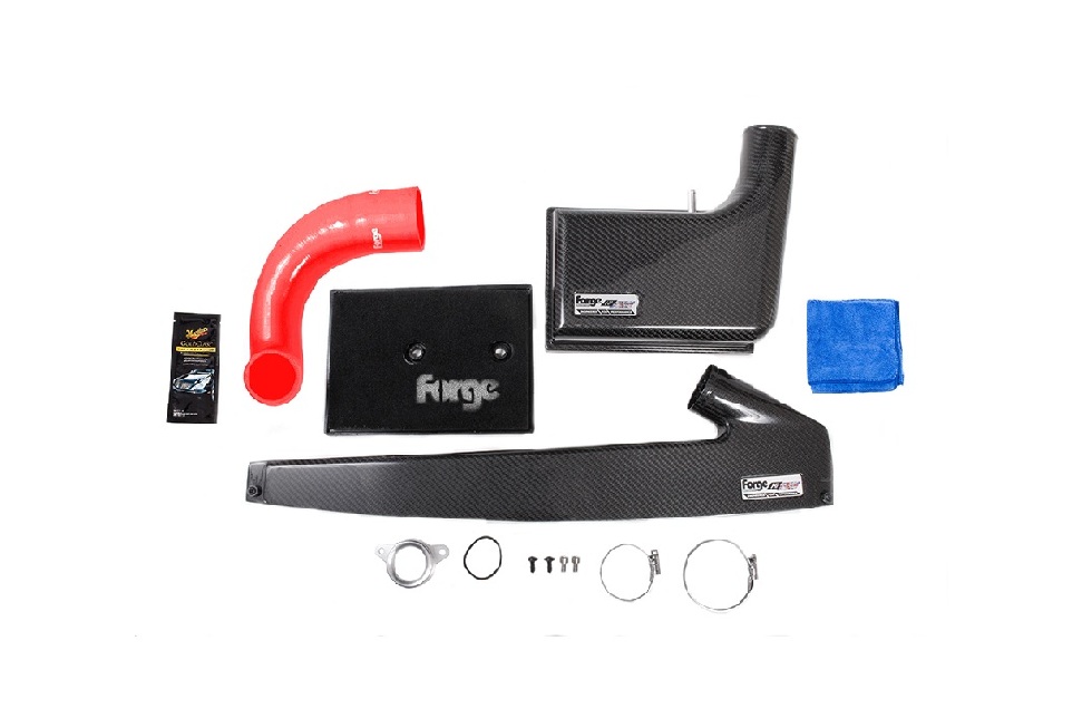 FORGE MOTORSPORT 1.2 ve 1.4 VAG Yüksek Akışlı Karbon Emme Kiti kırmızı FMINDK14-RED